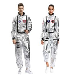 Theme Costume Halloween Carnival Adult Astronaut Space Cosplay Costume Women Pilots Jumpsuit Men Astronaut Alien Spaceman Role Pla8511869