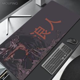 Pads Ronin Mousepad Company Laptop Gaming Carpet Gamer Desk Pink Office Deskmat Anime Computer Accessories Keyboard Mouse Pad Rubber