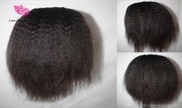 Unprocessed Brazilian U Part Kinky Straight Wig Virgin Human Hair Glueless Kinkys Straights Us Parts Wigs For Black Women Natural 5490276