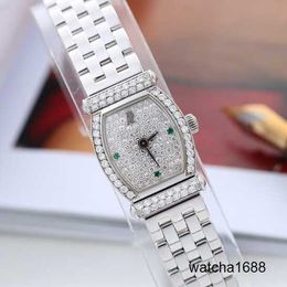 Ladies Wrist Watches Sports Wristwatch AP Watch 18k Platinum Original Diamond Full Diamond Plate Quartz Womens Watch Swiss Watch