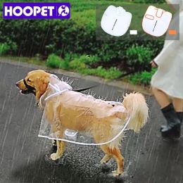 Raincoats HOOPET Dog Raincoat big Dog Mediumsized Dogs Pet Waterproof Clothing Jacket Clothes Puppy Casual