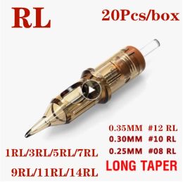 Needles tattoo cartridge needles 0.25mm Round Liner Ltaper revolution high quality tattoo needles 0801rl 0803rl 0805rl 0807rl