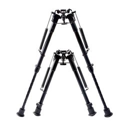 Tactical Swivel Tilting Bipod 9-12 inch Height Adjustable Foldable Bipod Shockproof with QD Mount and Picatinny Rail Adapter Rifle Gun Stand Full Aluminum Alloy