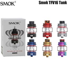 SMOK TFV16 Tank 9ML Large Capacity With TFV16 0.17ohm & Dual Mesh Coil 0.12ohm Airflow System VS TFV12 Prince E Cigarette Vaporizer Authentic