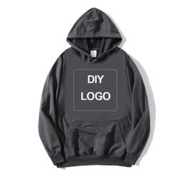 Spring Autumn Men Casual Street Wear Sweatshirts Can Custom Printed Po Malefemale Long Sleeve Pullover Hoodies 240219