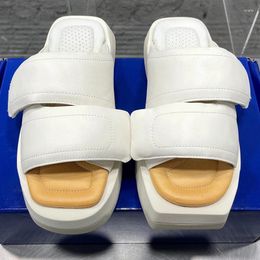 Fashion 674 Thick Slippers Spring Autumn Sandal Sole Versatile Solid Colour Height Increasing Women's 143 983 948