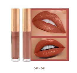 Custom Logo Waterproof Moisturizing Glossy Shimmer Lip Gloss Whole 6 Colors Nude Color Liquid Lipgoss Makeup Lipsticks with Pa6844727