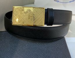 Designer Men's Black Belt Gold Silver Women's Belts 3.5 Width Adjustable Belts Pants Accessories