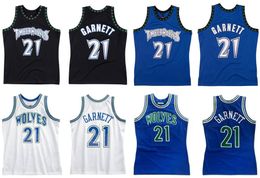 Vintage Mens Kevin Garnett Basketball Jersey Retro Hardwoods Classic Mesh Kevin Garnett Jersey Youth Women Men S-XXL Sports City Jersey With Logo Tags