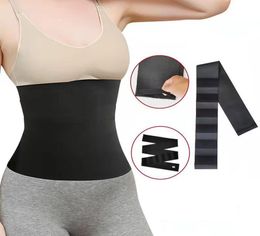 NEW Waist Support Trainer Bandage Wrap Lumbar Women Slimming Adjust Control Tummy Postpartum Recovery Body Shaper4910600