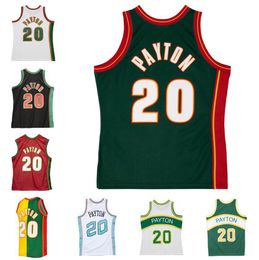 Stitched basketball jersey Gary Payton 1994-95 95-96 99-00 finals classic retro jerseys Men Women Youth S-6XL