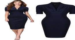 Women039s 1960s Vintage Style Retro Shirtwaist Split Bodycon Slim Fit Wrinkle V neck Party Dresses Cocktail Party4062939