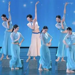 Stage Wear Dance Clothes Costume Women's Group Classical Chinese Style Folk