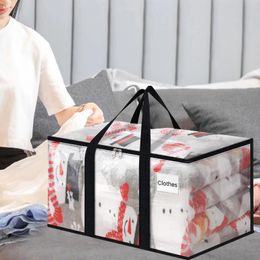 Storage Bags Heavy Duty Moving Bag Supplies With Tag Pocket Travelling Organiser