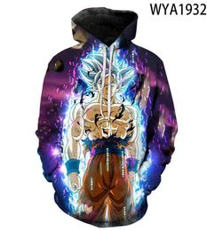 Men039s Hoodies Sweatshirts Fashion Cartoon Anime Dragon Hoodies Cool Men Women Children Sweatshirts DBZ 3D Print Pullover Stre7711560