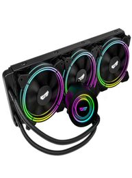 PC Case Water Liquid Cooling AIO Cooler Radiator PWM RGB Sync WaterCooler CPU for LGA 2011115X2066AM4AM37605134