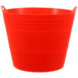 Take Out Containers Grease Drum Liner Folding Bucket Foldable Oil Inner Lining Grill Silica Gel Silicone Accessory