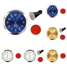 New New New Mounted Metal On Board Night Light Internal Stick-On Digital Watch Time Dashboard Clock Car Accessories