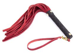 Flirt Fetish Genuine Leather Flogger Whips In Audlt Games For CouplesPorno Erotic Sex Products Toys For Women And Men1122237