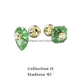 Bracelet & Necklace Sets 2023 Original Florere Necklace Bracelet Earrings For Women Luxury Fine Jewellery Flower Mesmera Zircon Crystal Dhrwx