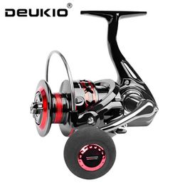 Boat Fishing Rods DEUKIO Fishing Reel 2000-7000 Max Drag 12KG Spinning Reels Metal Spool carretilhas de pesca Reel for Fishing Accessories Peche YQ240301