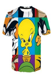 Newest Fashion MensWomans Cartoon Looney Tunes Summer Style Tees 3D Print Casual TShirt Tops Plus Size BB01384561339