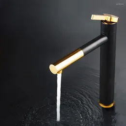 Bathroom Sink Faucets Basin Faucet Brass Rotatable Single Handle Adjustable And Cold Water Countertop Installation With 60cm Inlet Pipebl