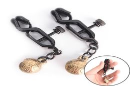 Stainless Steel Labia Clitoris Nipple Clamps Black Metal Chain Bdsm Bondage For Women Body Jewelry Exotic Accessories C181225017122604