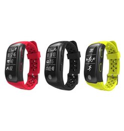 S908 GPS Smart Bracelet IP68 Waterproof SmartbandHeart Rate Monitor Fitness Tracker Sport Bluetooth Wristband for Android IOS7544347