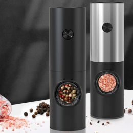 Control Mijia Electric Automatic Mill Pepper and Salt Grinder with LED Light Adjustable Coarseness Produced