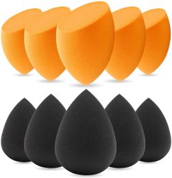 Eyeliner 10 Pcs Makeup Sponge Latex Free Blender Beauty Sponge Makeup Sponge Set for Foundation Concealer & Powder Dualuse Makeup Tools