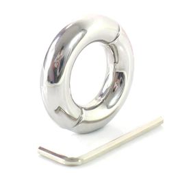 male penis ring stainless steel scrotum bondage weight ball stretcher cockring cock rings adult sex toys for men on the dick Y18113928140