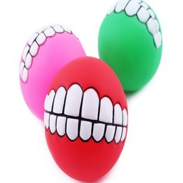 Dog Toys Chews Thick Vinyl Sound Biteresistant Pet Speelgoed Teeth Ball Training 30Pcslot1500055 Drop Delivery Home Garden Supplies Dhhxc