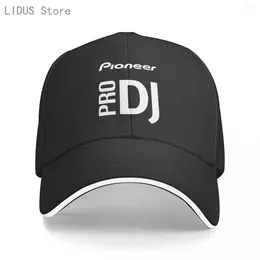 Berets 2024 DJ Style Pioneer Hip Hop Cap Men Summer Fashion Baseball For PRO Dad Hat Unisex Snapback Bone