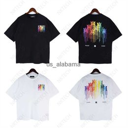 Men's T-Shirts Summer mens T-shirt Latest trend pattern design brand oversized beach sports running T-shirt 240301