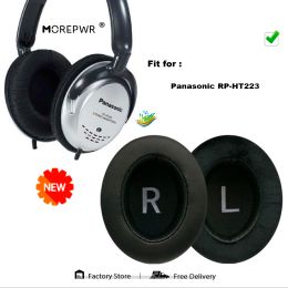 Accessories Morepwr New Upgrade Replacement Ear Pads for Panasonic RPHT223 Headset Leather Cushion Earmuff Earphone
