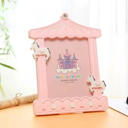 Frame 7 Inch Cartoon Cute Photo Frame Creative Children's Pastoral Photo Frame Party Arrangement Decorative Photo Frames Home Ornament