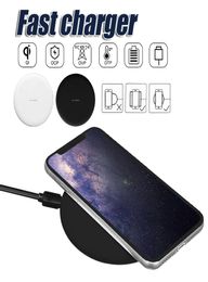 Wireless Charger Pad For iPhone X Fast Charging Adapter Universal Charging Receiver For Galaxy S9 S8 Plus Note 8 Wireless Charging7391979