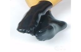 2018 Top Fashion Limited tight Lingerie Sexy Short Sockings Women handmade Latex boots lean Socks Fetish Stockings4004087