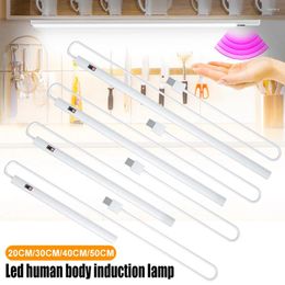 Wall Lamp LED Under Cabinet Light Hand Sweep Switch Lights For Kitchen Sensor Wardrobe Night