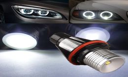1 Set LED Car Light Bulb Angel Eyes Halo Ring High Power 3W DC 9V30V White 7000K LED Lamp for BMW E39 E53 E60 E63 E65 E66 E783900538