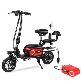 Bicycle Adult Electric Folding Scooter Super Portable Lithium Battery Mini City Scooter Portable Storage Battery Small Electric Bike