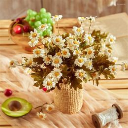 Decorative Flowers False French Sunflower Home Garden Decorate Artificial Plants Bonsai Maidenhair Tree