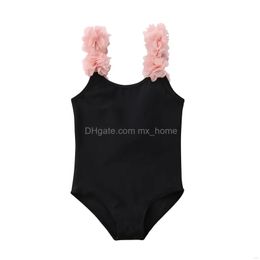 Two-Pieces Us Kids Baby Girl Floral Backless Swimwear Bikini Monokini Swimsuit Bathing Suit 2205303663603 Drop Delivery Maternity Cl Dhfqd