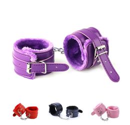 4 Colours Soft PU Leather Handcuffs Restraints Slave bdsm Bondage Sex Products Adult Game Sex Toys for Couples7994329