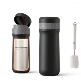 Water Bottles ICafilas Thermal Mug Travel 320ML Portable Vacuum Pot With Leak-Proof Save Lock & Ice Coffee Tea Bottle