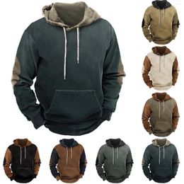 Men's Hoodies Fall Long Sleeved Hoodie Hooded Sweatshirt Tops Outdoor Shirt Mens Large For Men