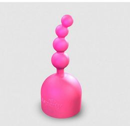 Silicone Anal Gspot Stimulating AV Rod Stick Vibrator Cap AV Massager Headgear Attachment for Magic Wand Accessories for Women1431661