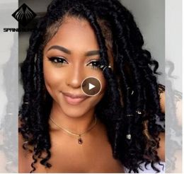 Goddess Faux Locs 16 20inch Ombre Crochet Braids Soft Natural Soft Synthetic Hair Extensions 24Strands 1PC3780453