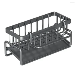 Kitchen Storage 1pc Stainless Steel Versatile Holder Sponge Sink Drain Rack Household Supplies 23cmx10.5cmx9cm